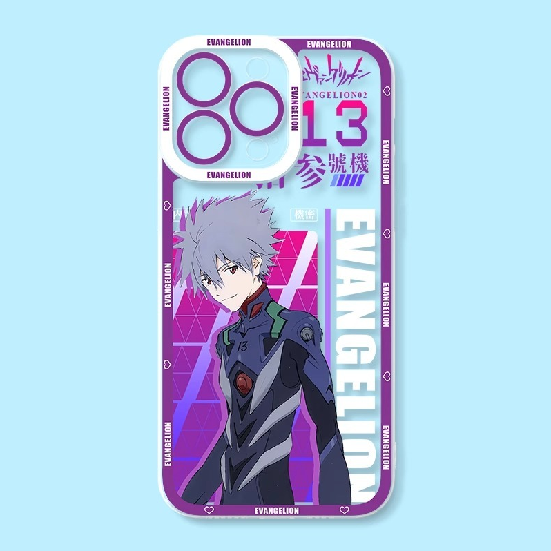 蘋果 系列eva新世紀福音戰士天使眼透明防摔軟殼