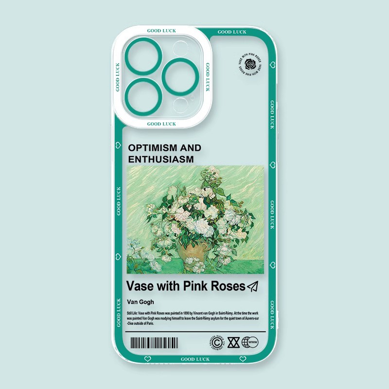 梵高星空天使眼透明防摔軟殼