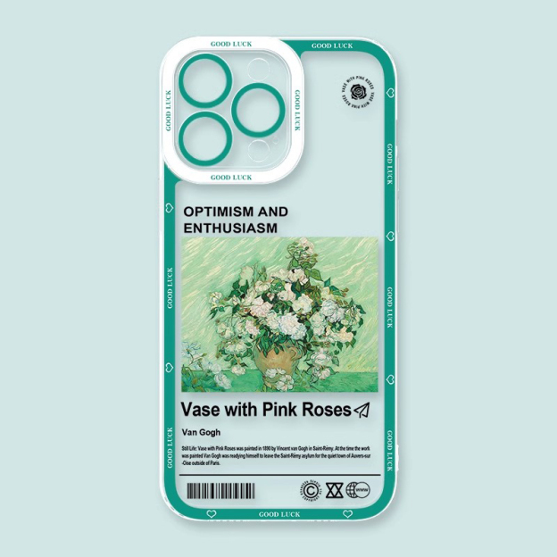 梵高星空天使眼透明防摔軟殼