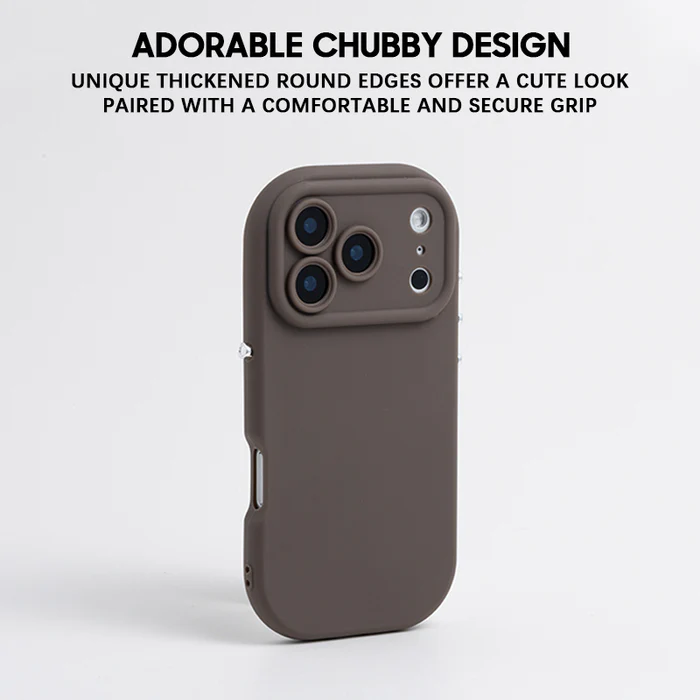 Chubby Solid Color Silicone Case