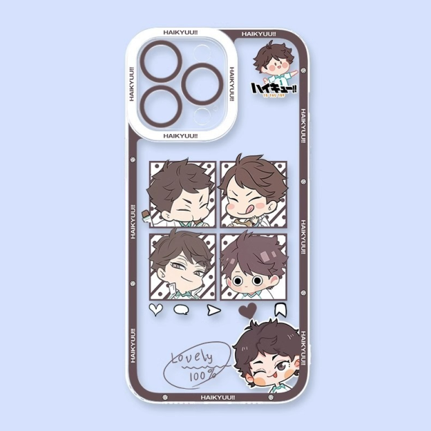 排球少年天使眼透明防摔軟殼