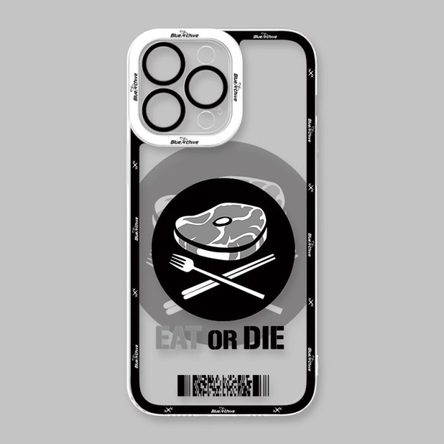 蘋果 系列蔚藍檔案天使眼透明防摔軟殼