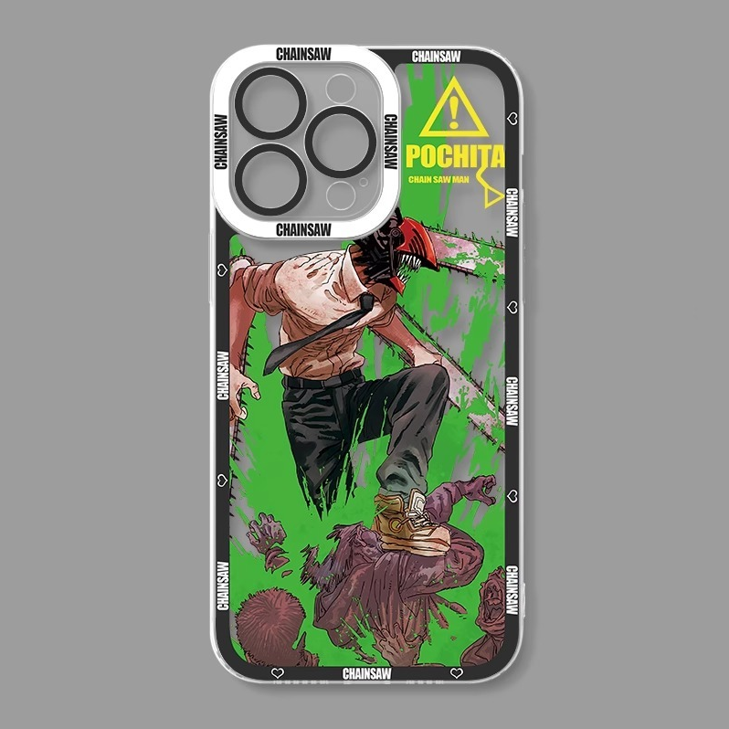 鏈鋸人天使眼透明防摔軟殼