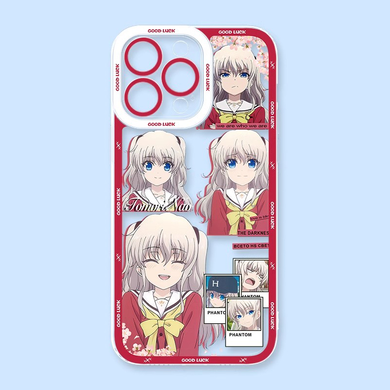 友利奈緒天使眼透明防摔軟殼