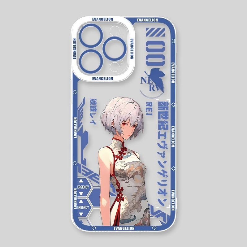 蘋果 系列eva新世紀福音戰士天使眼透明防摔軟殼