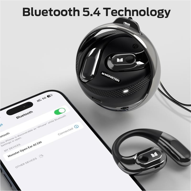 Monster AC330 Open-Ear Bluetooth 6.0