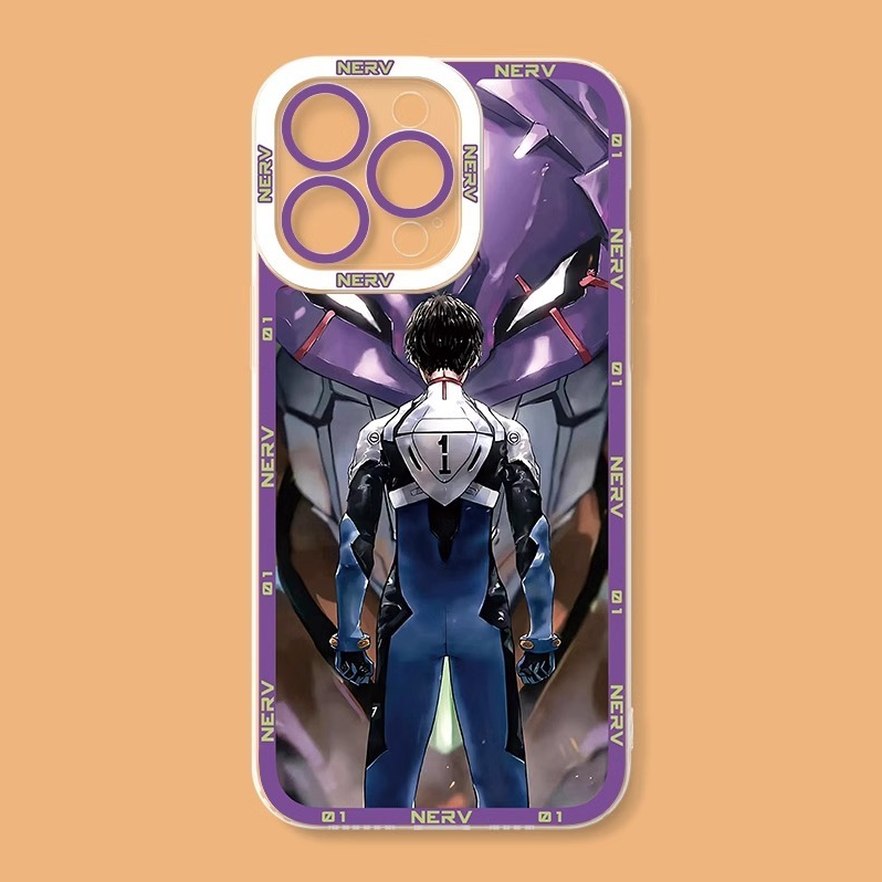 蘋果 系列eva新世紀福音戰士天使眼透明防摔軟殼