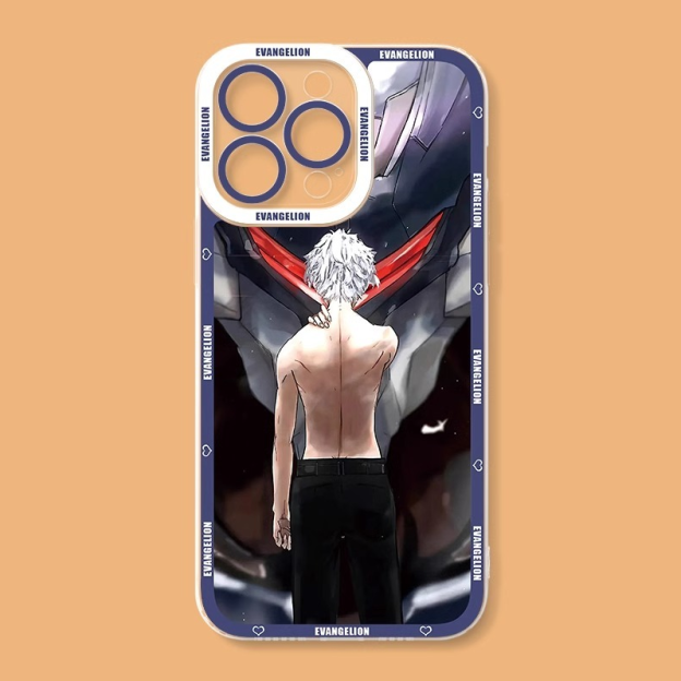 蘋果 系列eva新世紀福音戰士天使眼透明防摔軟殼