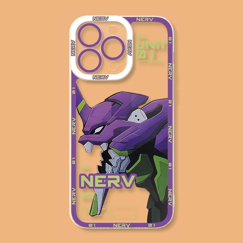 蘋果 系列eva新世紀福音戰士天使眼透明防摔軟殼