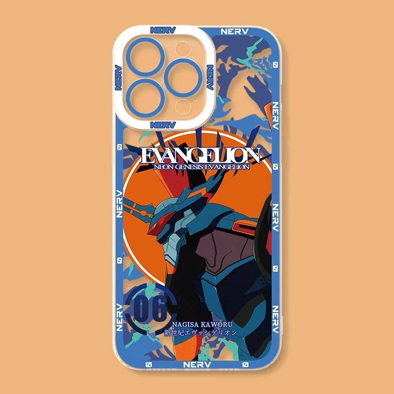 蘋果 系列eva新世紀福音戰士天使眼透明防摔軟殼