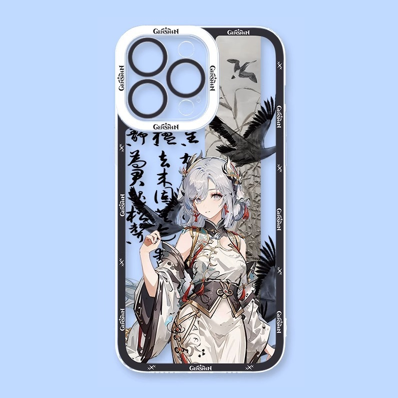 原神古風天使眼透明防摔軟殼