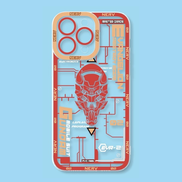 蘋果 系列eva新世紀福音戰士天使眼透明防摔軟殼