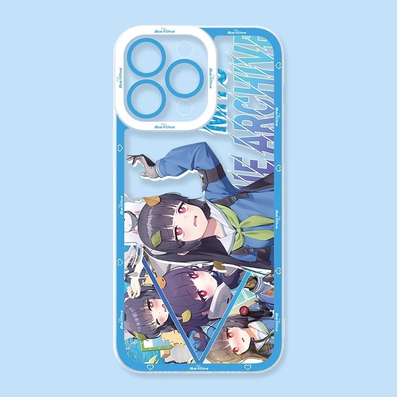 蘋果 系列蔚藍檔案天使眼透明防摔軟殼