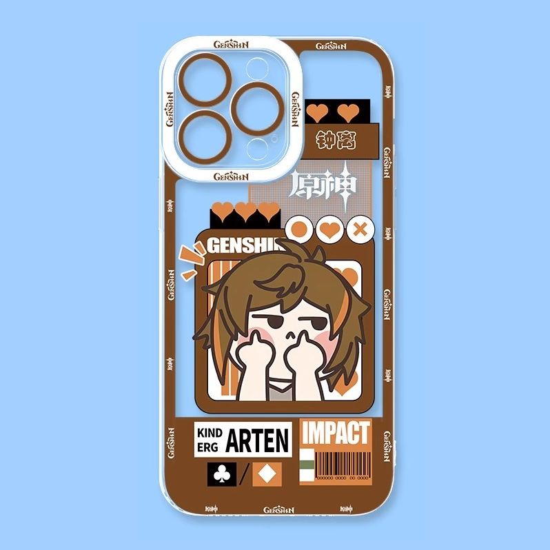 原神睡衣天使眼透明防摔軟殼