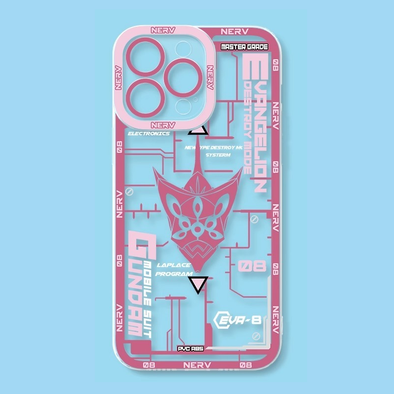 蘋果 系列eva新世紀福音戰士天使眼透明防摔軟殼