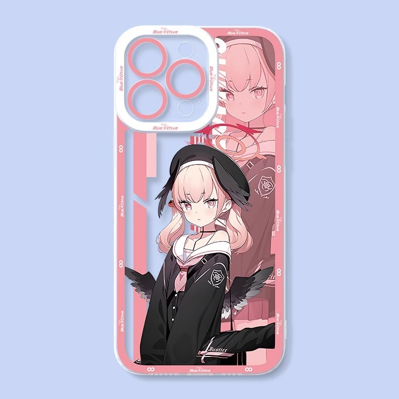 蘋果 系列蔚藍檔案天使眼透明防摔軟殼