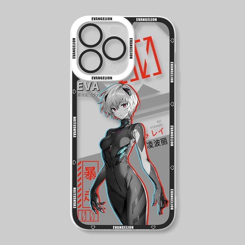 蘋果 系列eva新世紀福音戰士天使眼透明防摔軟殼