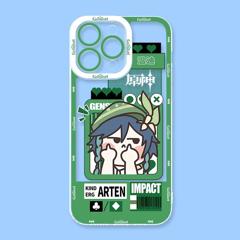 原神睡衣天使眼透明防摔軟殼