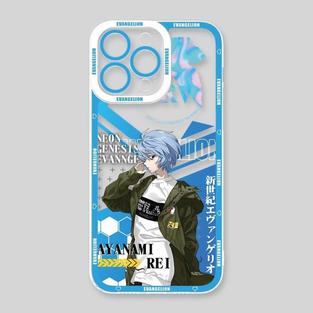 蘋果 系列eva新世紀福音戰士天使眼透明防摔軟殼