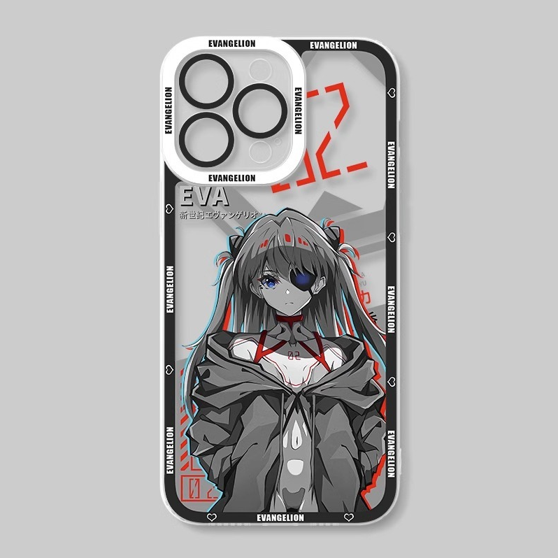 蘋果 系列eva新世紀福音戰士天使眼透明防摔軟殼