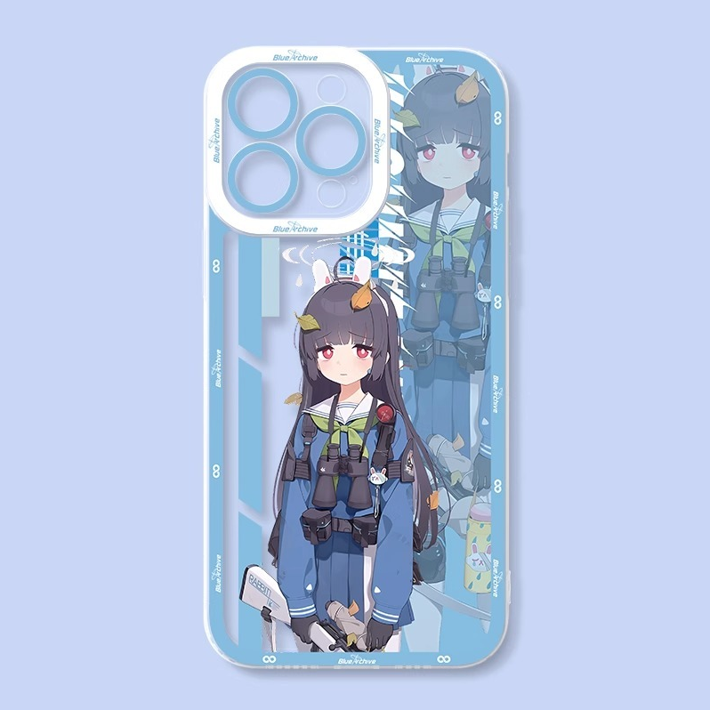 蘋果 系列蔚藍檔案天使眼透明防摔軟殼