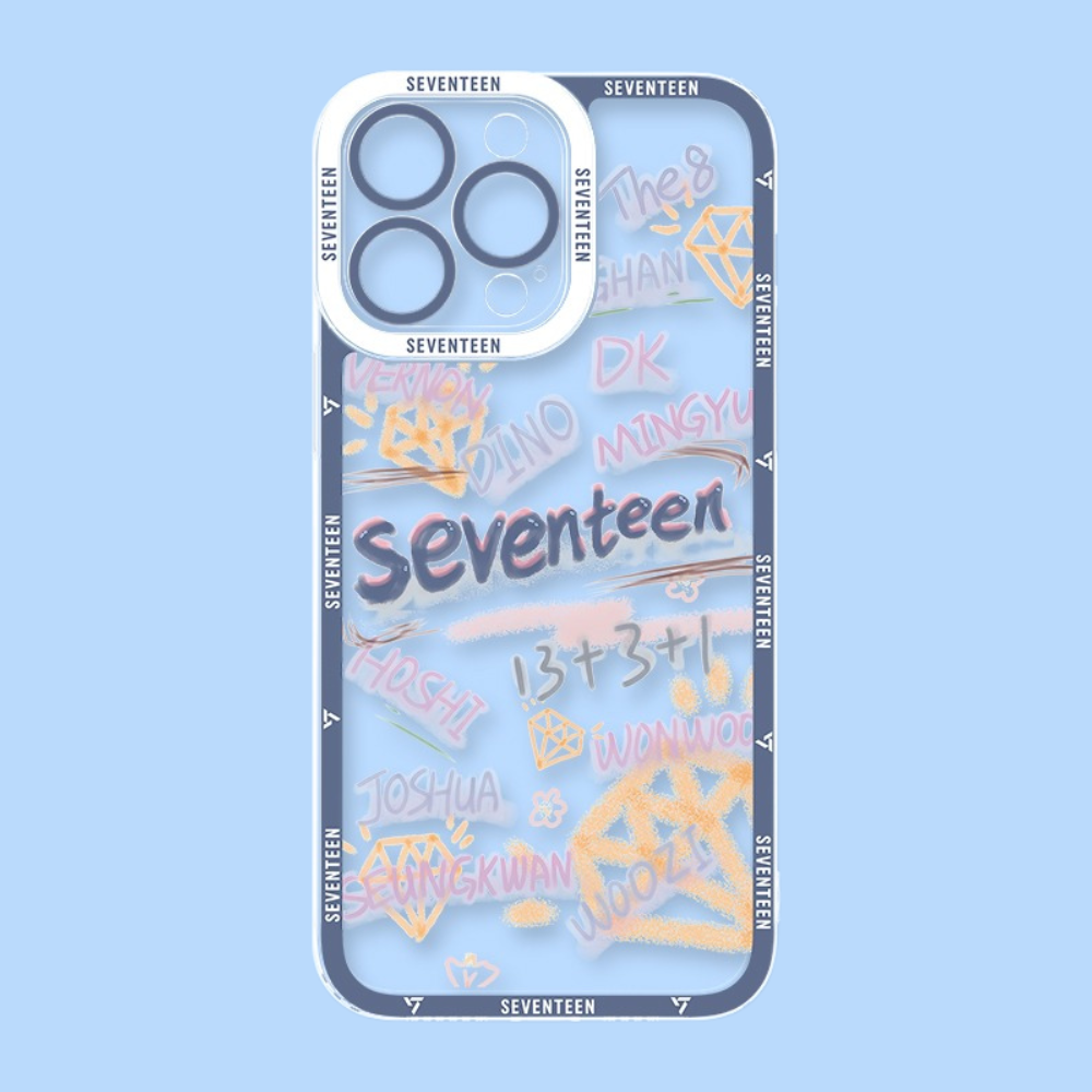 seventeen天使眼透明防摔軟殼