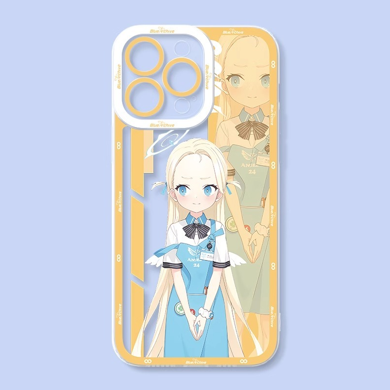 蘋果 系列蔚藍檔案天使眼透明防摔軟殼