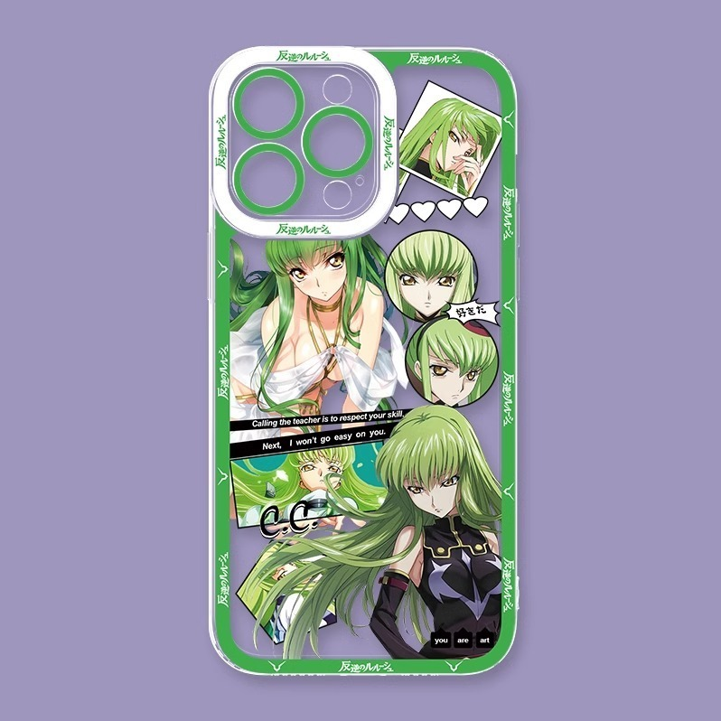 反叛的魯路修天使眼透明防摔軟殼