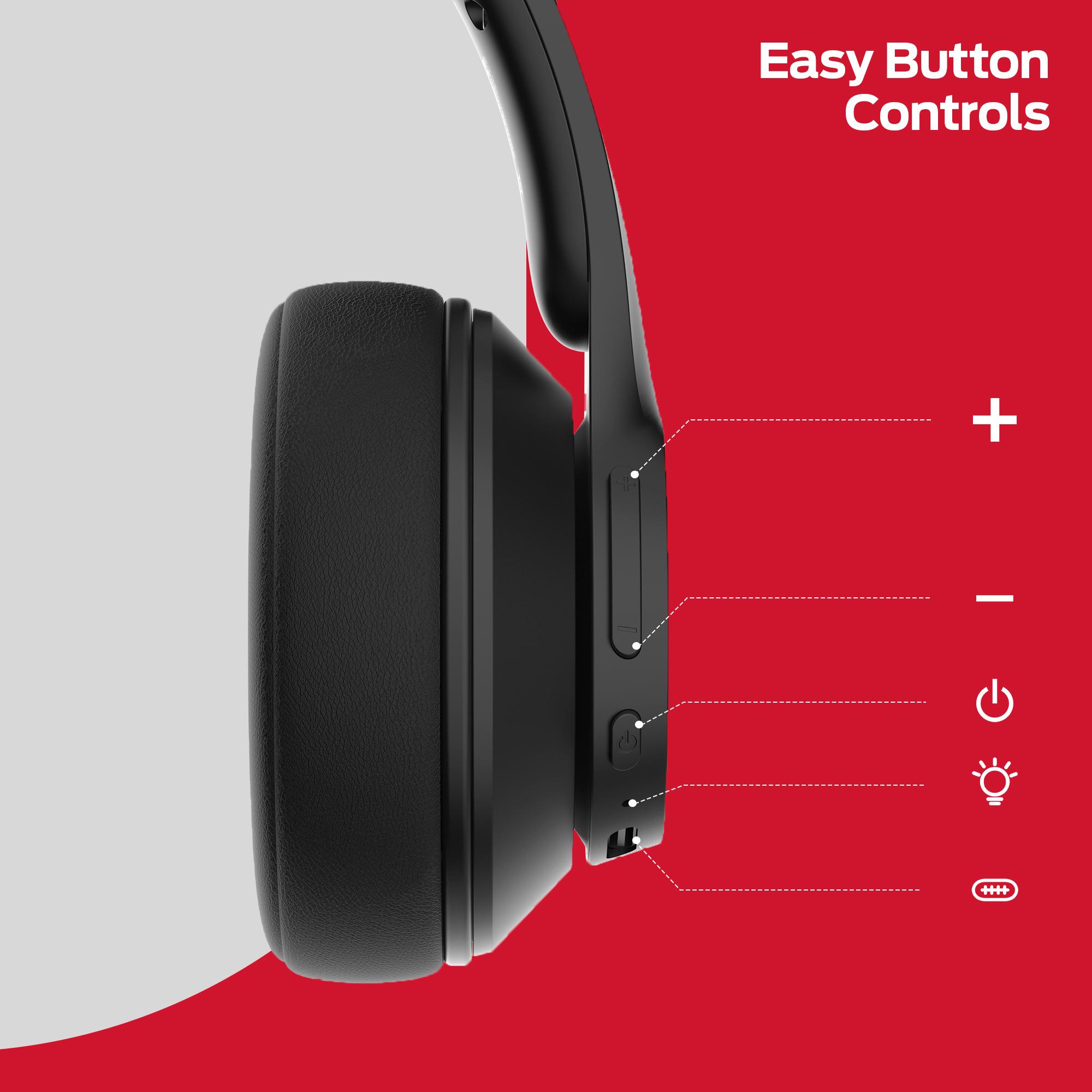 Monster Mission 100 Over Ear Headphones with Immersive Bass - E58