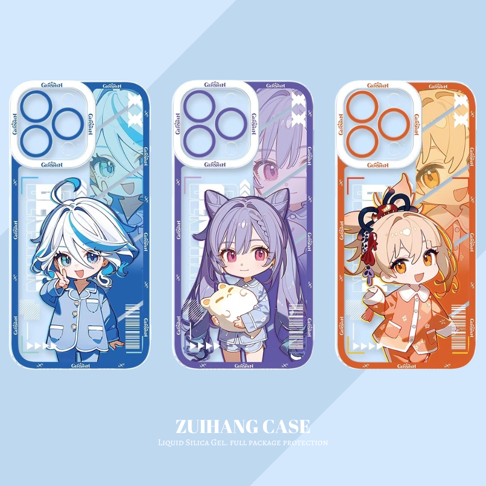 原神萌系天使眼透明防摔軟殼