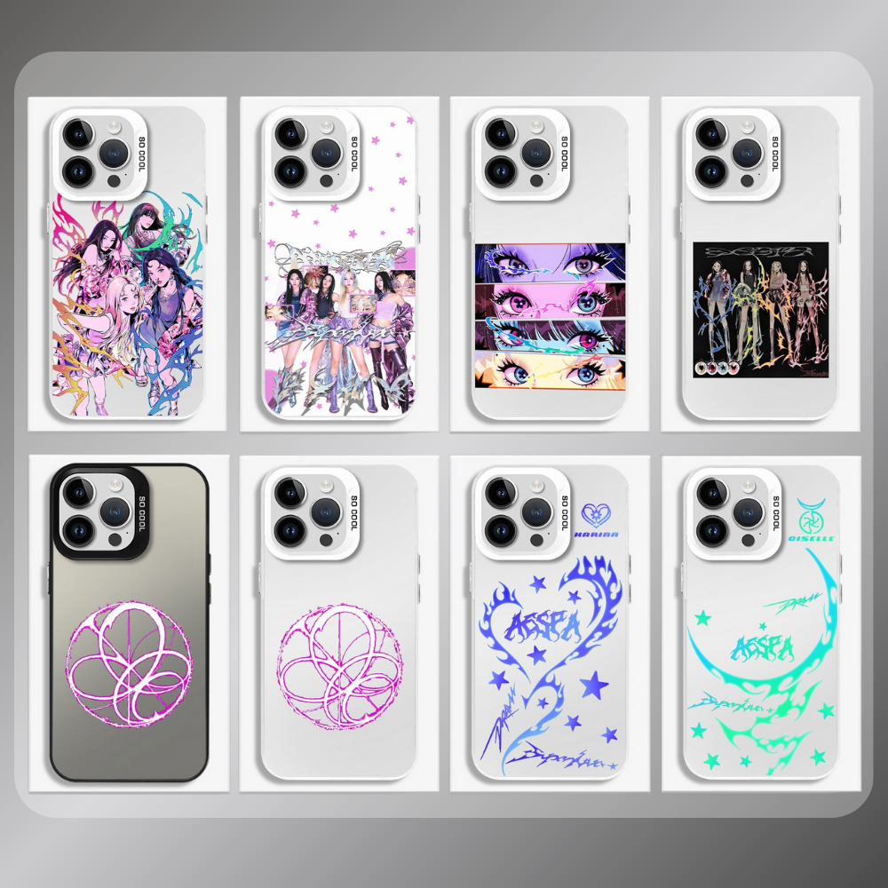 aespa手機殼蘋果13聯名華爲mate60周邊iPhone15Promax小米14柳智敏vivo金冬天OPPO寧藝卓12supernova40吉賽爾