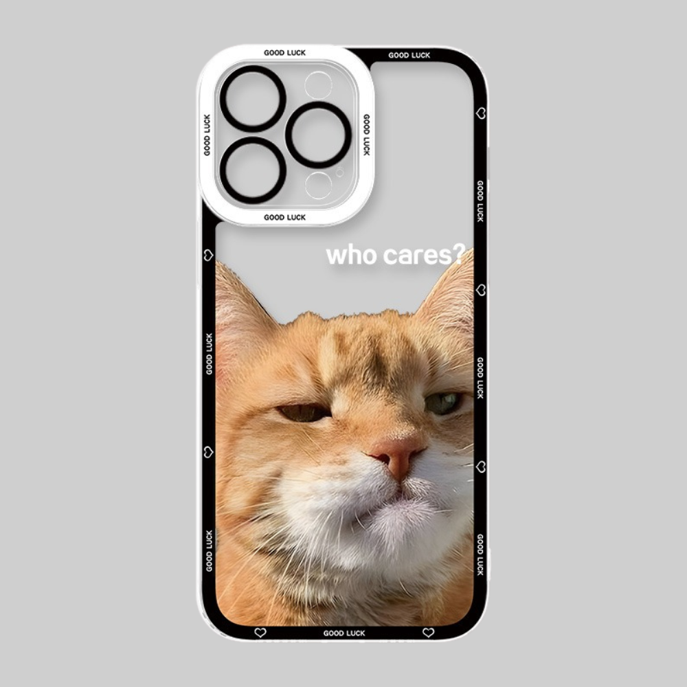 可愛萌寵天使眼透明防摔軟殼