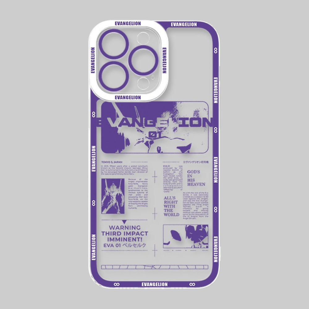 EVA新世紀福音戰士天使眼透明防摔軟殼