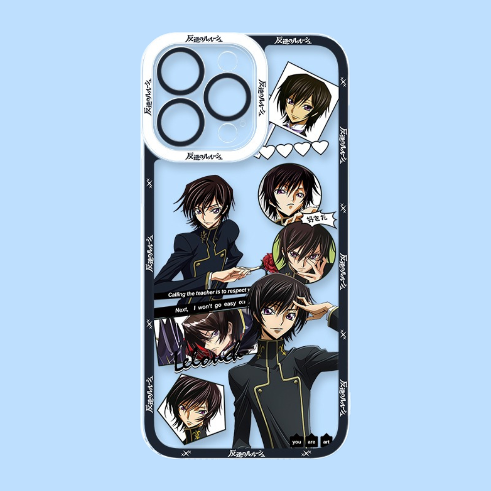 反叛的魯路修天使眼透明防摔軟殼