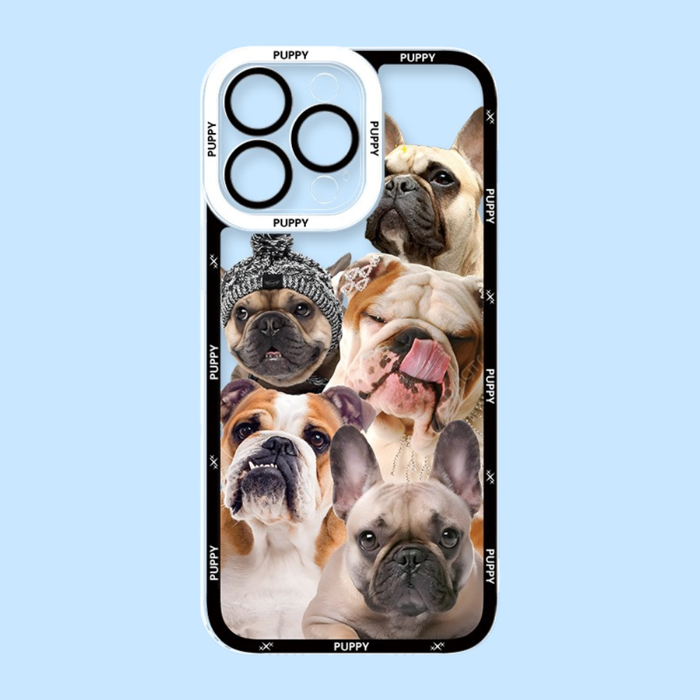 可愛萌寵天使眼透明防摔軟殼