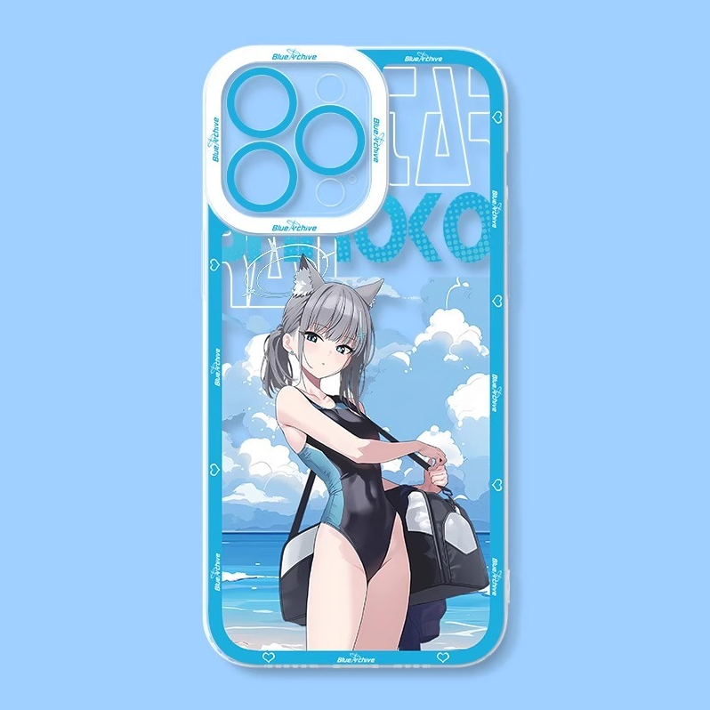 蘋果 系列蔚藍檔案天使眼透明防摔軟殼