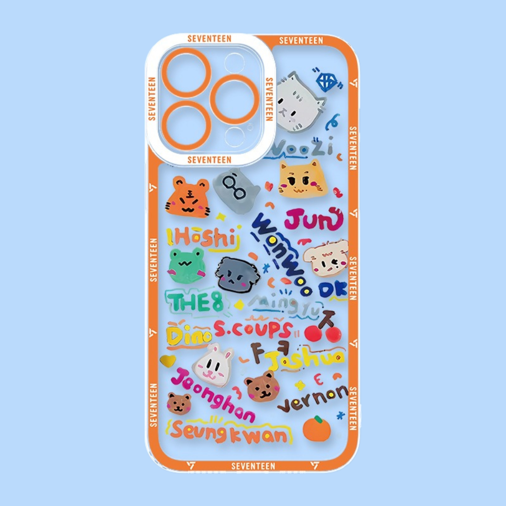 seventeen天使眼透明防摔軟殼