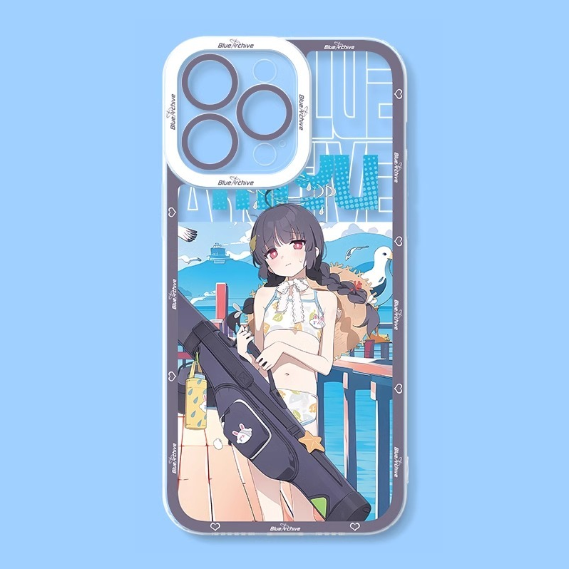 蘋果 系列蔚藍檔案天使眼透明防摔軟殼