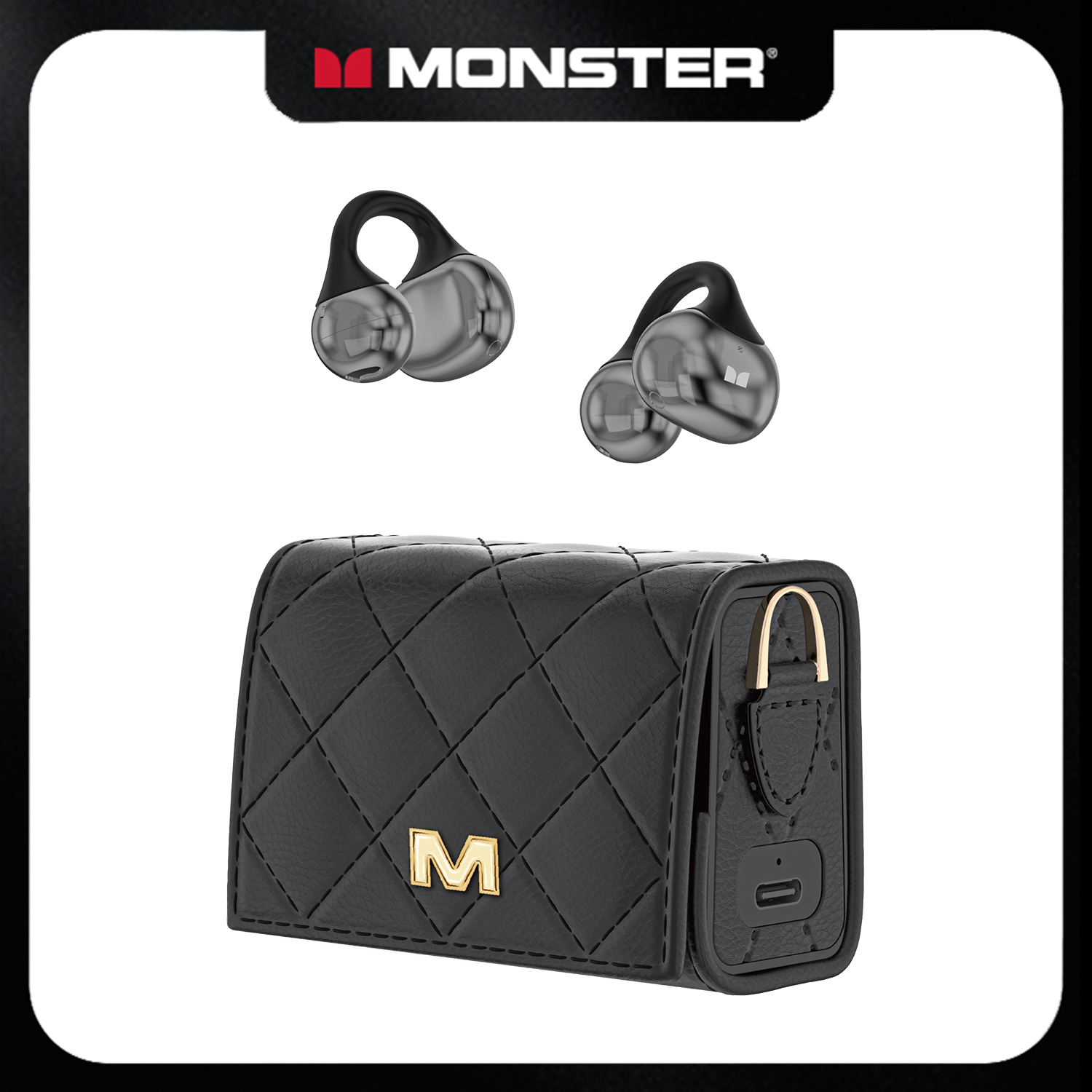 Monster AC739 Purse-Style Clip-On Earphones