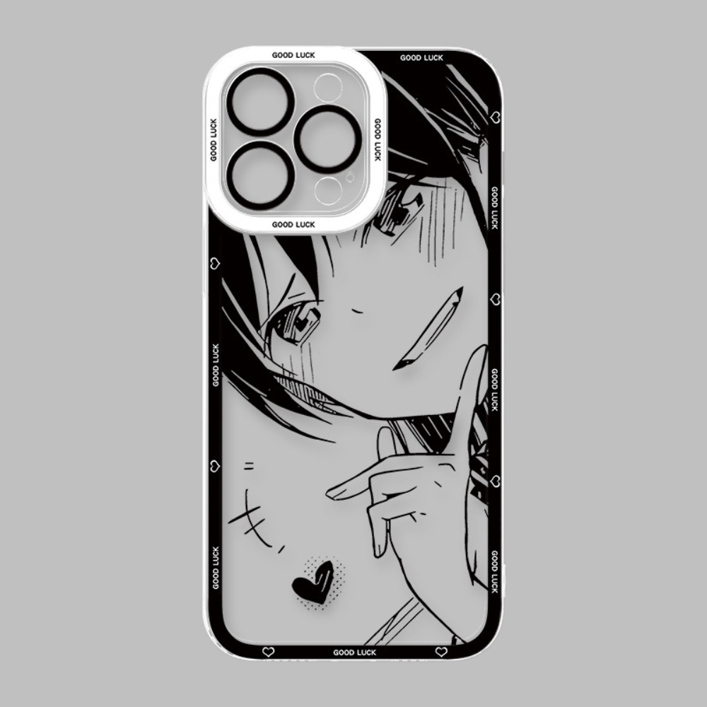 百變的七倉同學天使眼透明防摔軟殼