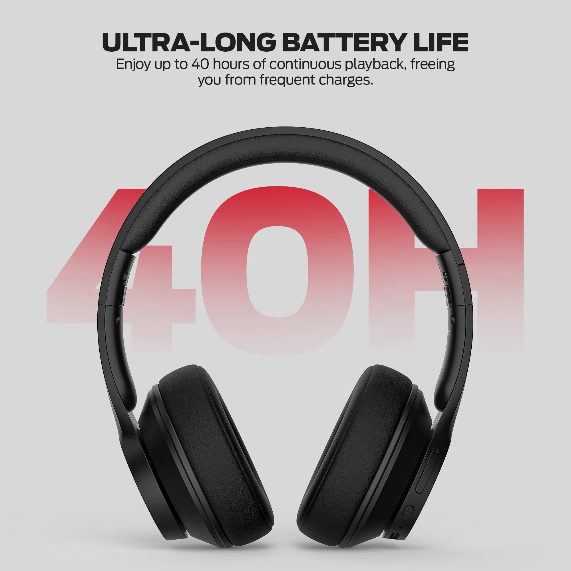 Monster Mission 100 Over Ear Headphones with Immersive Bass - E58