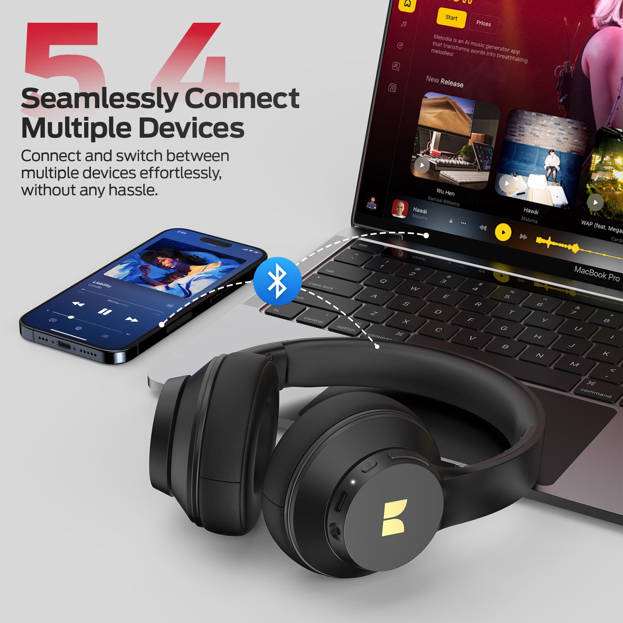 Monster Mission 100 Over Ear Headphones with Immersive Bass - E58