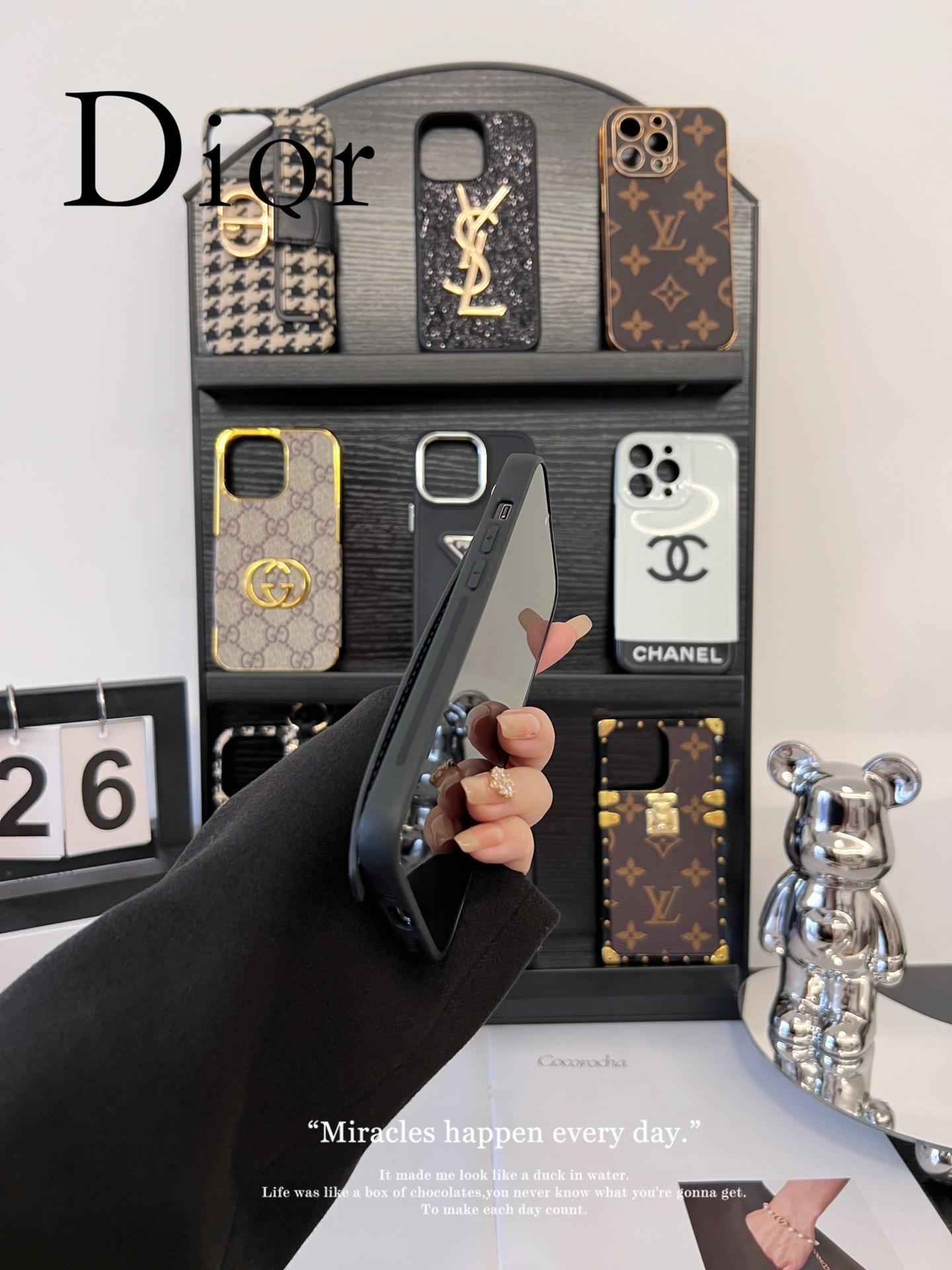 迪奧卡包腕帶手機殼