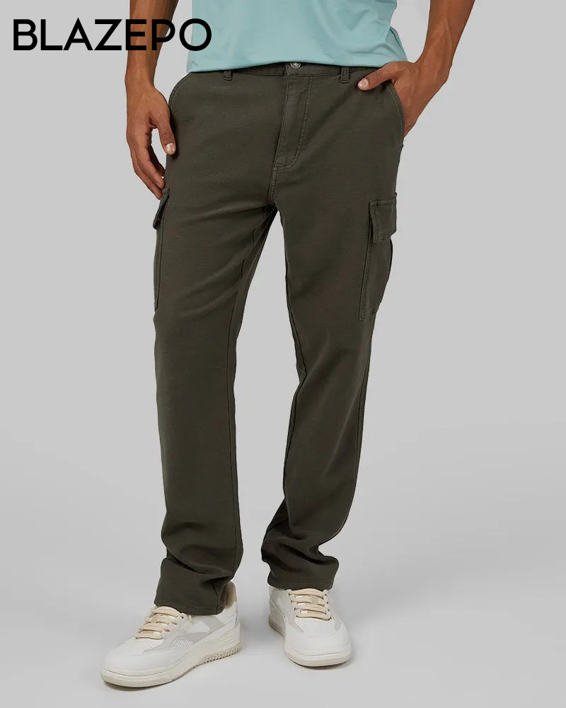 MEN'S STRETCH COMFORT "SWEATPANT" CARGO PANT