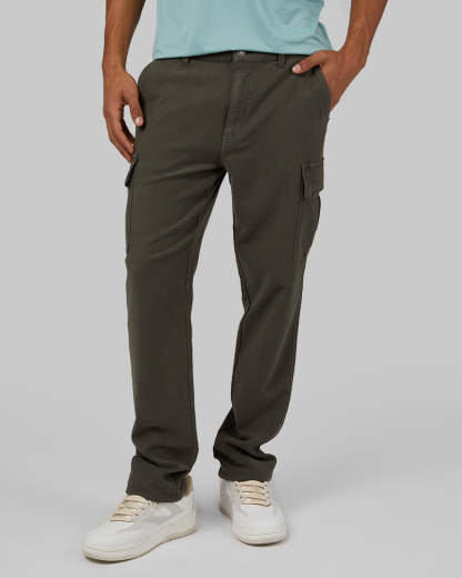 MEN'S STRETCH COMFORT "SWEATPANT" CARGO PANT