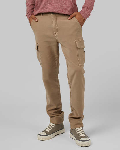 MEN'S STRETCH COMFORT "SWEATPANT" CARGO PANT