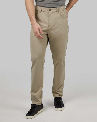 MEN'S 5-POCKET STRETCH WOVEN PANT