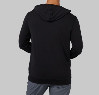 MEN'S COOL LONG SLEEVE HOODED T-SHIRT