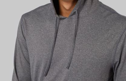 MEN'S COOL LONG SLEEVE HOODED T-SHIRT