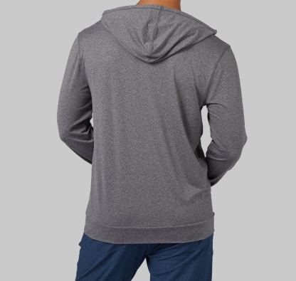 MEN'S COOL LONG SLEEVE HOODED T-SHIRT